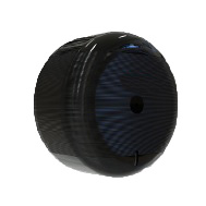 DISPENSADOR PAPEL HIGIÉNICO 110 mm NEGRO LUXE                                                    